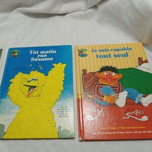 Deux (2) livres Je suis capable tout seul, Tôt matin Rue Sésame